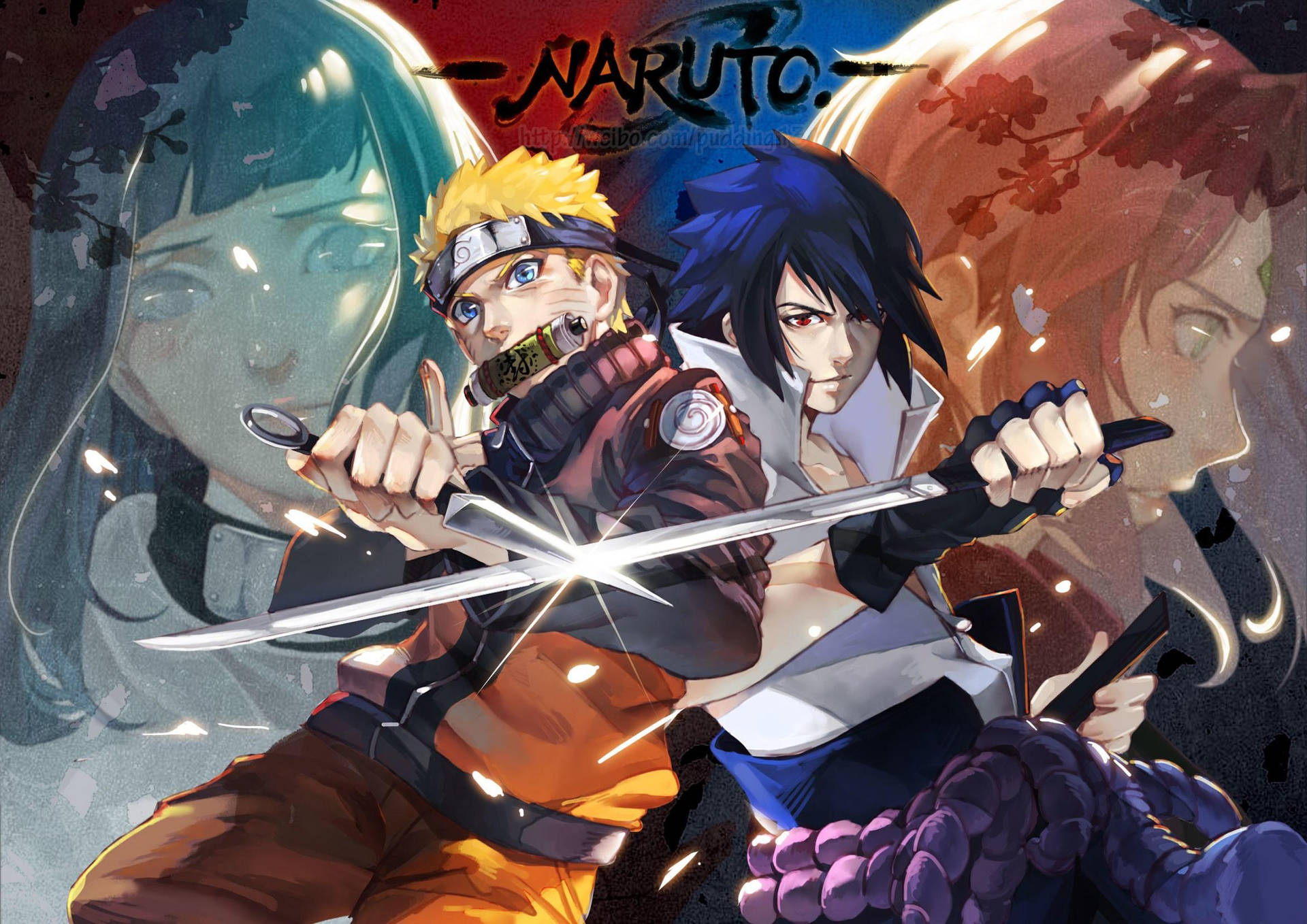 Join The World Of Naruto Gucci - A Fusion Of Style And Adventure Background