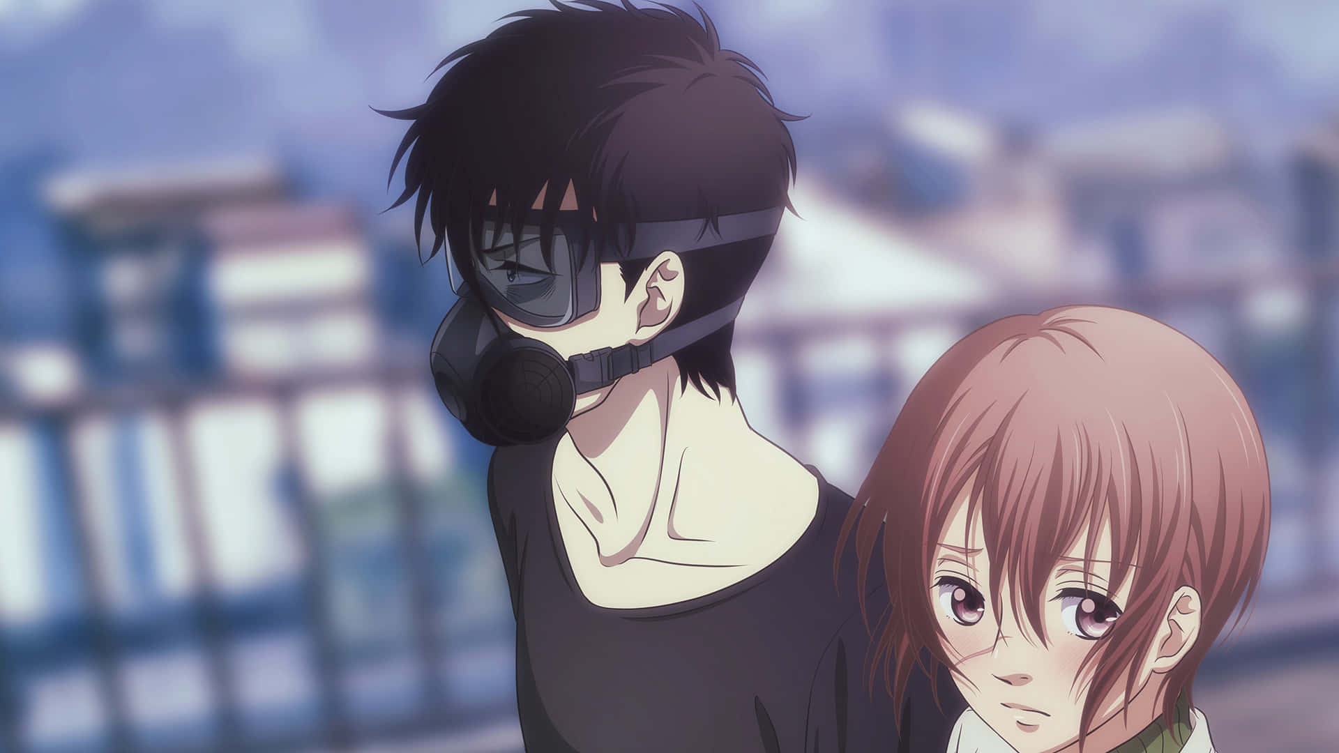 Join Tsukasa And Anzai In Their Fight Against The Demons In The Dark Romance Anime, Devils Line. Background