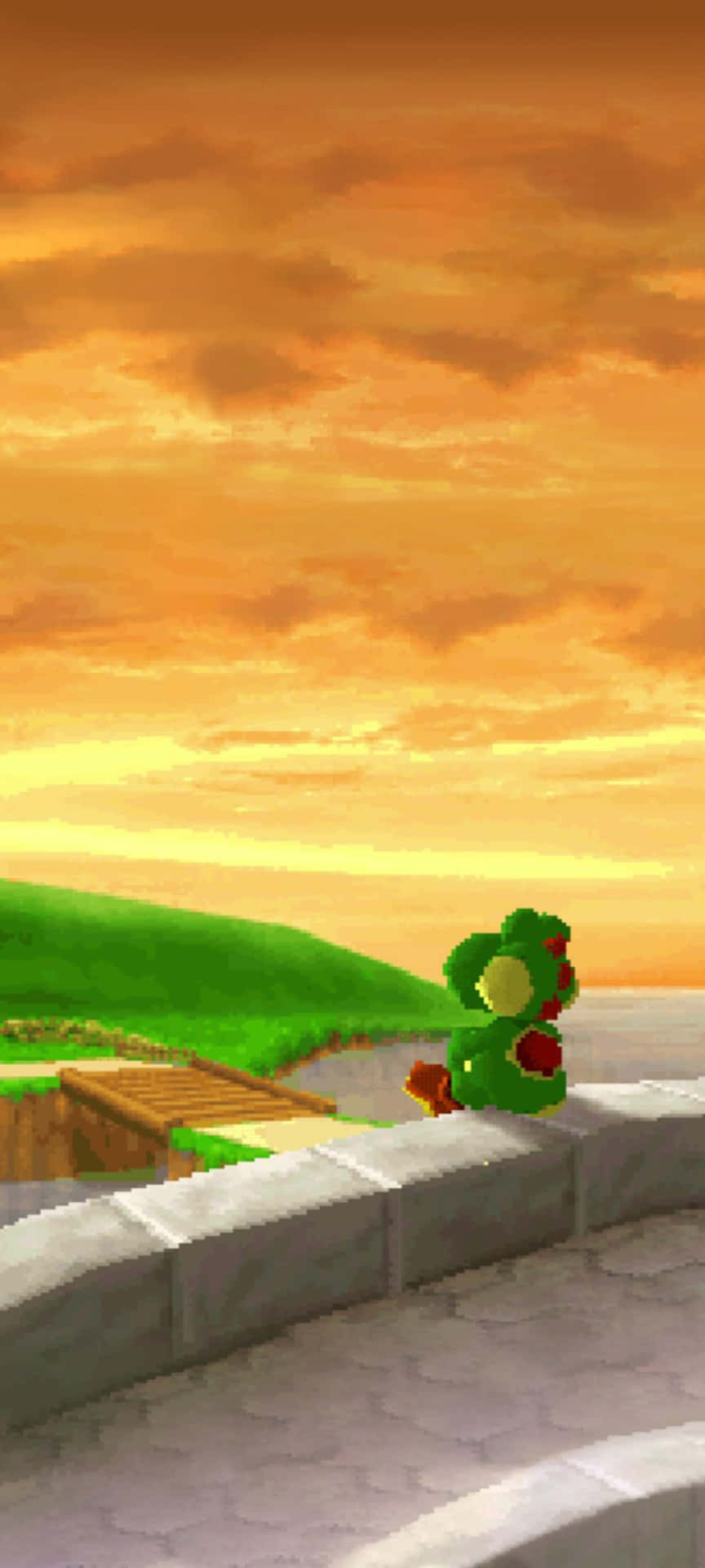 Join Yoshi In This Colorful Adventure! Background