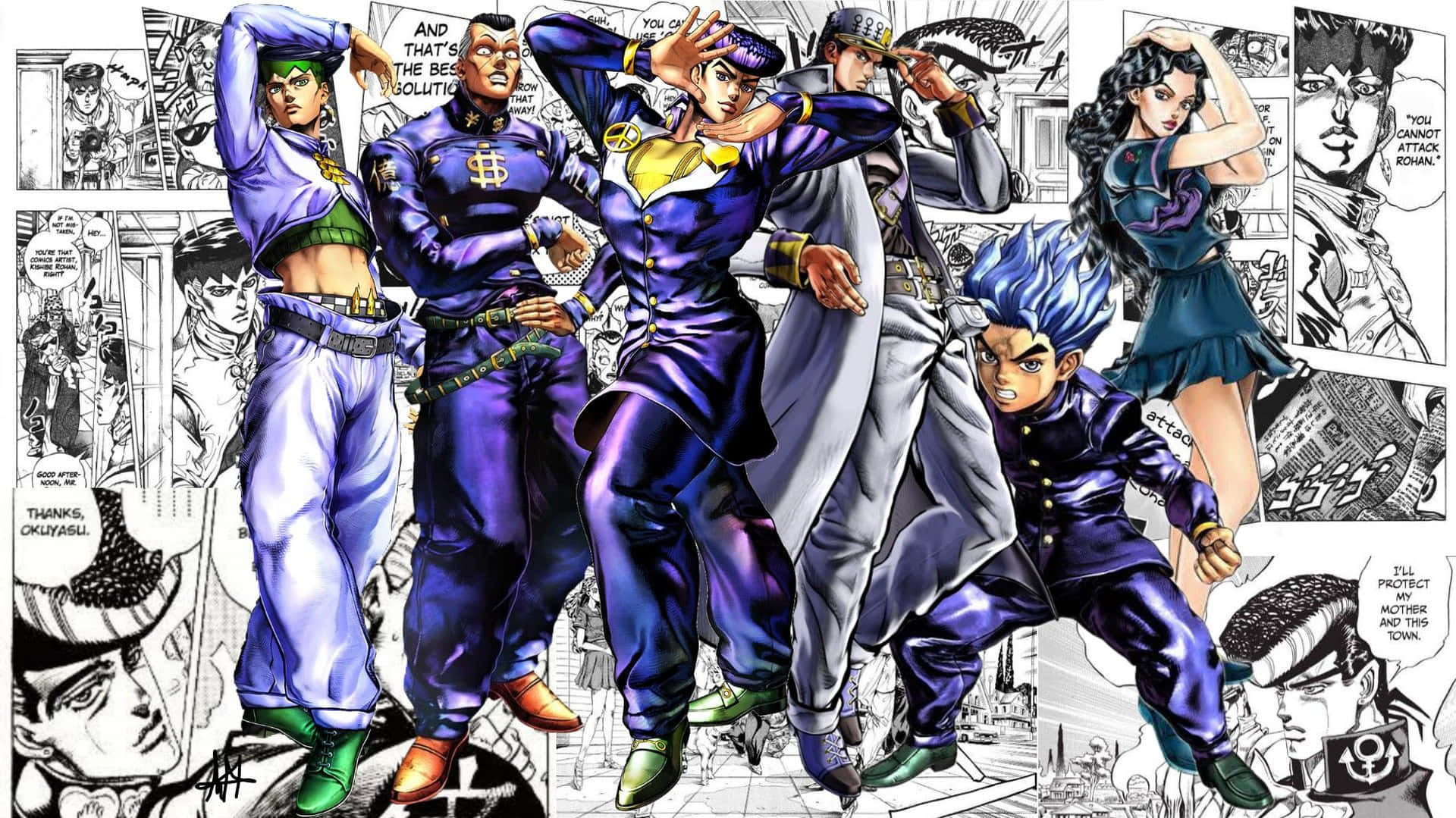 Jojo's Bizzare Adventure: Diamond Is Unbreakable Background