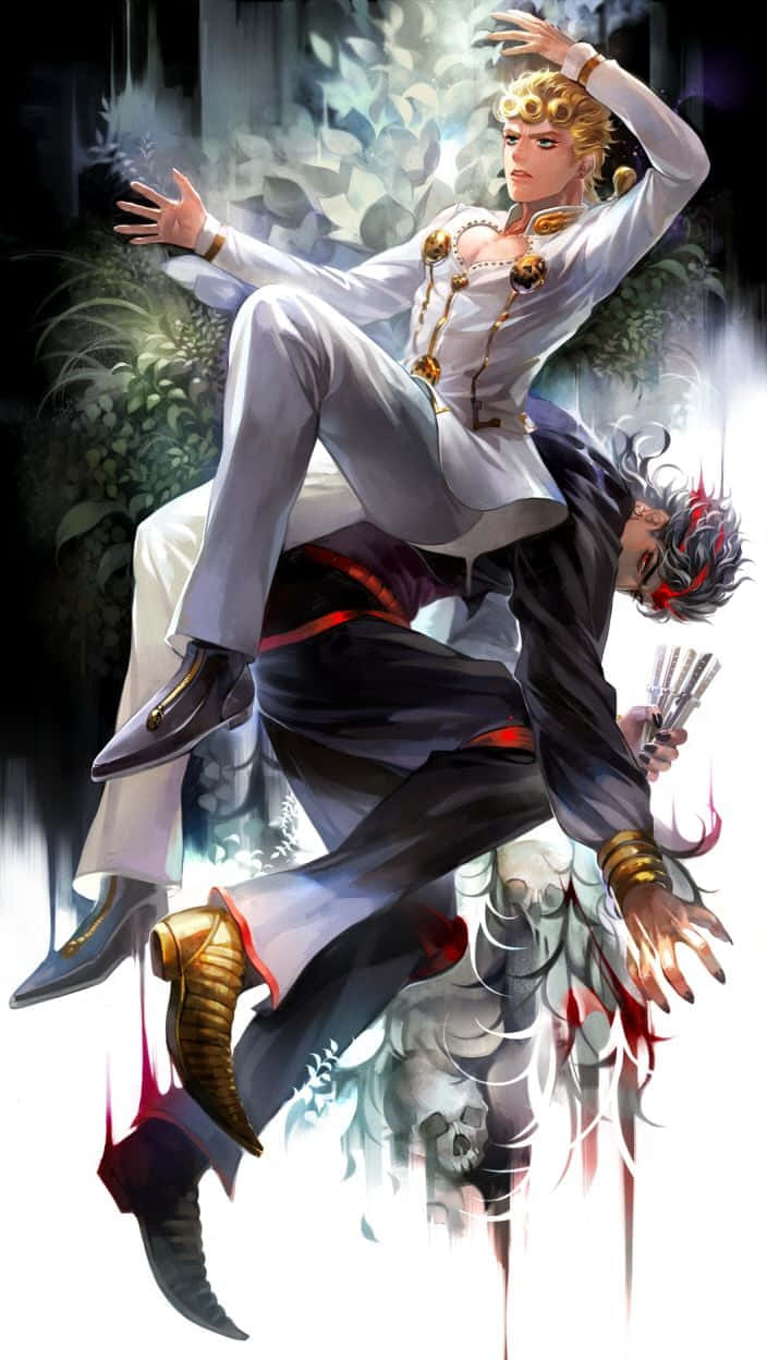 Jojos Bizarre Adventure Iphone Dio Giorno Background