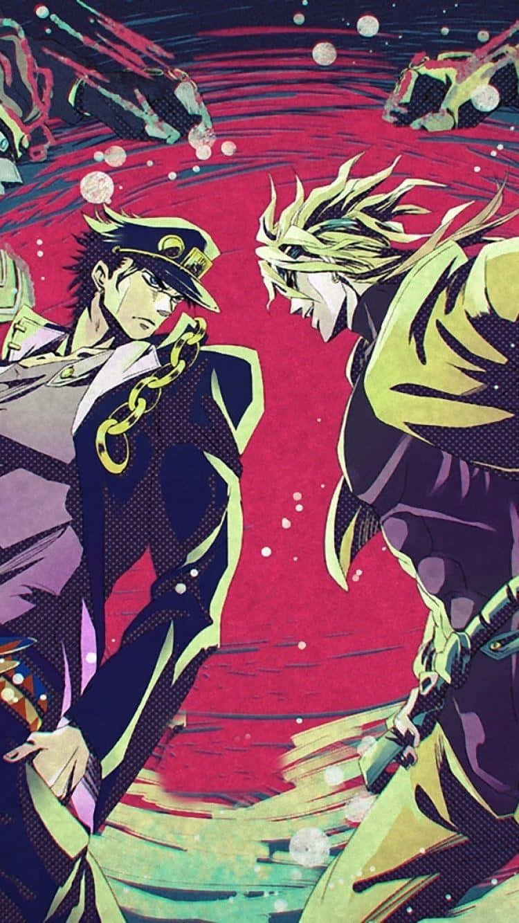 Jojos Bizarre Adventure Iphone Jotaro Archenemy Background