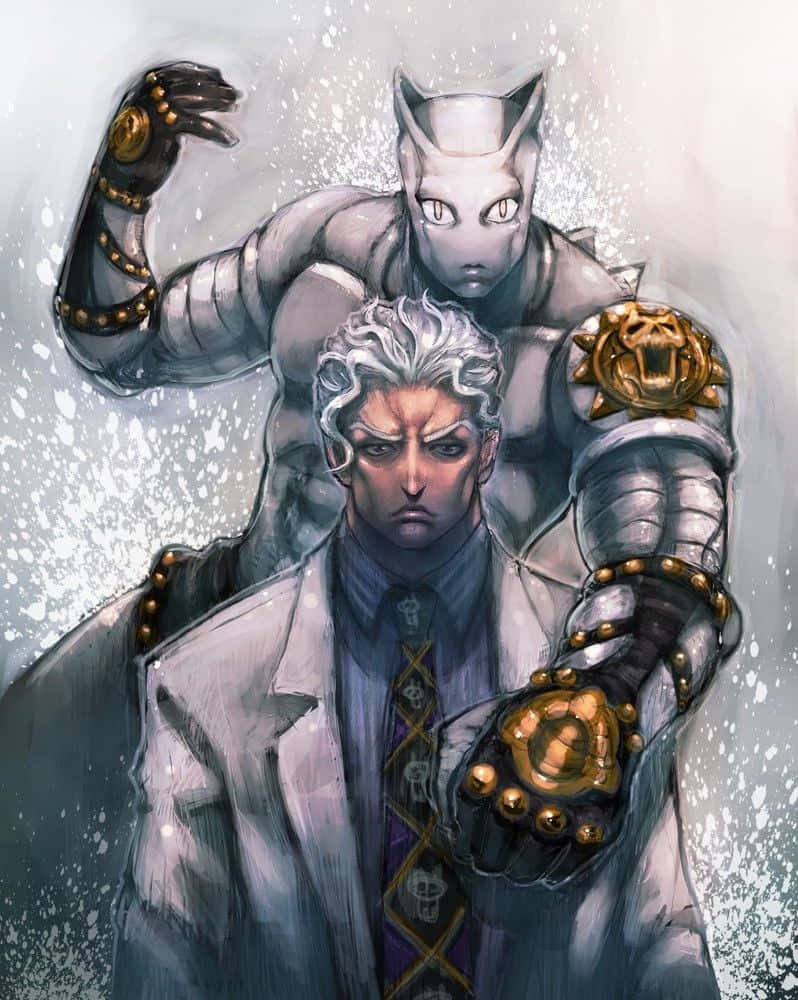 Jojos Bizarre Adventure Iphone Kira And Killer Queen Background