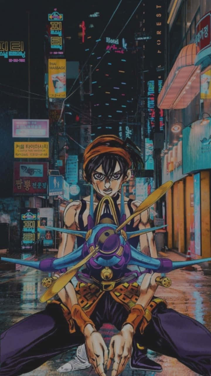 Jojos Bizarre Adventure Iphone Narancia Ghirga Background
