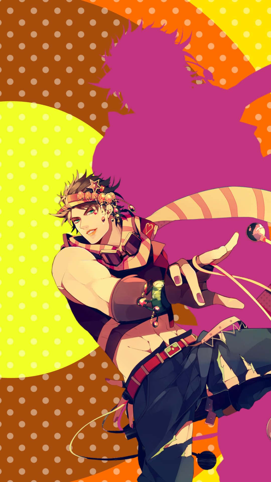 Jojos Bizarre Adventure Iphone Young Joseph Joestar Background