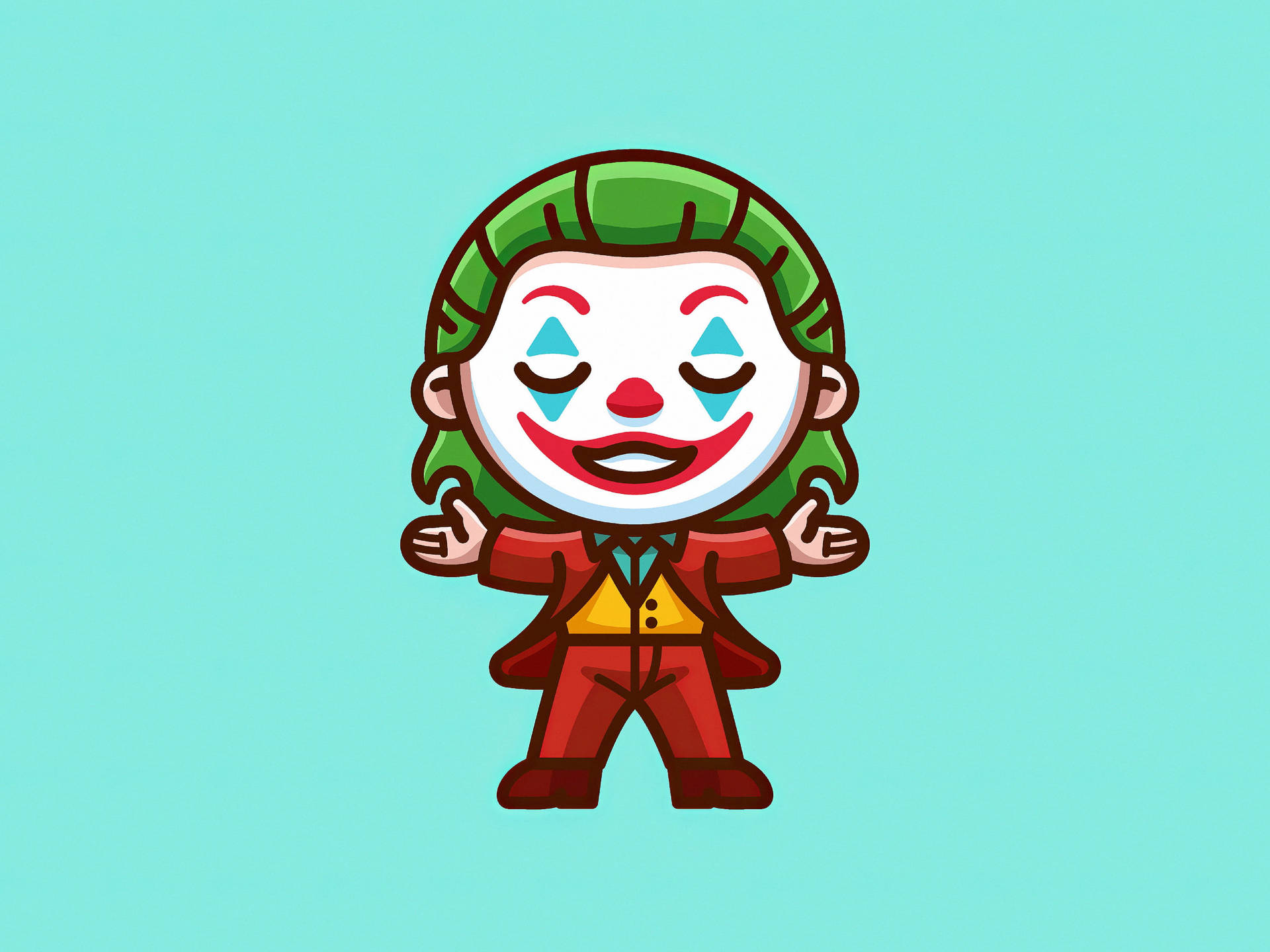 Joker 2019 Cute Cartoon Background