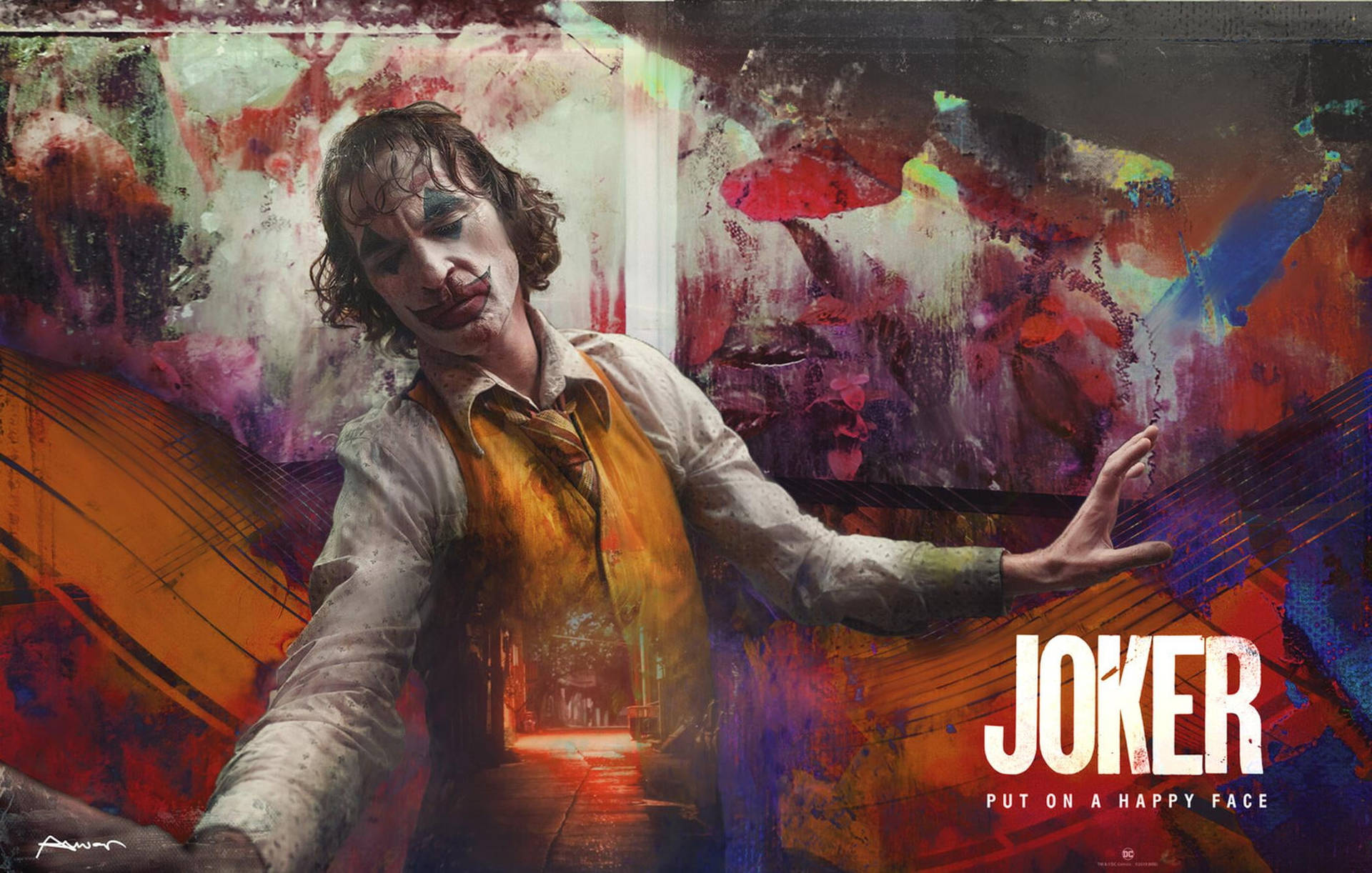 Joker 2020 Abstract Movie Poster Background