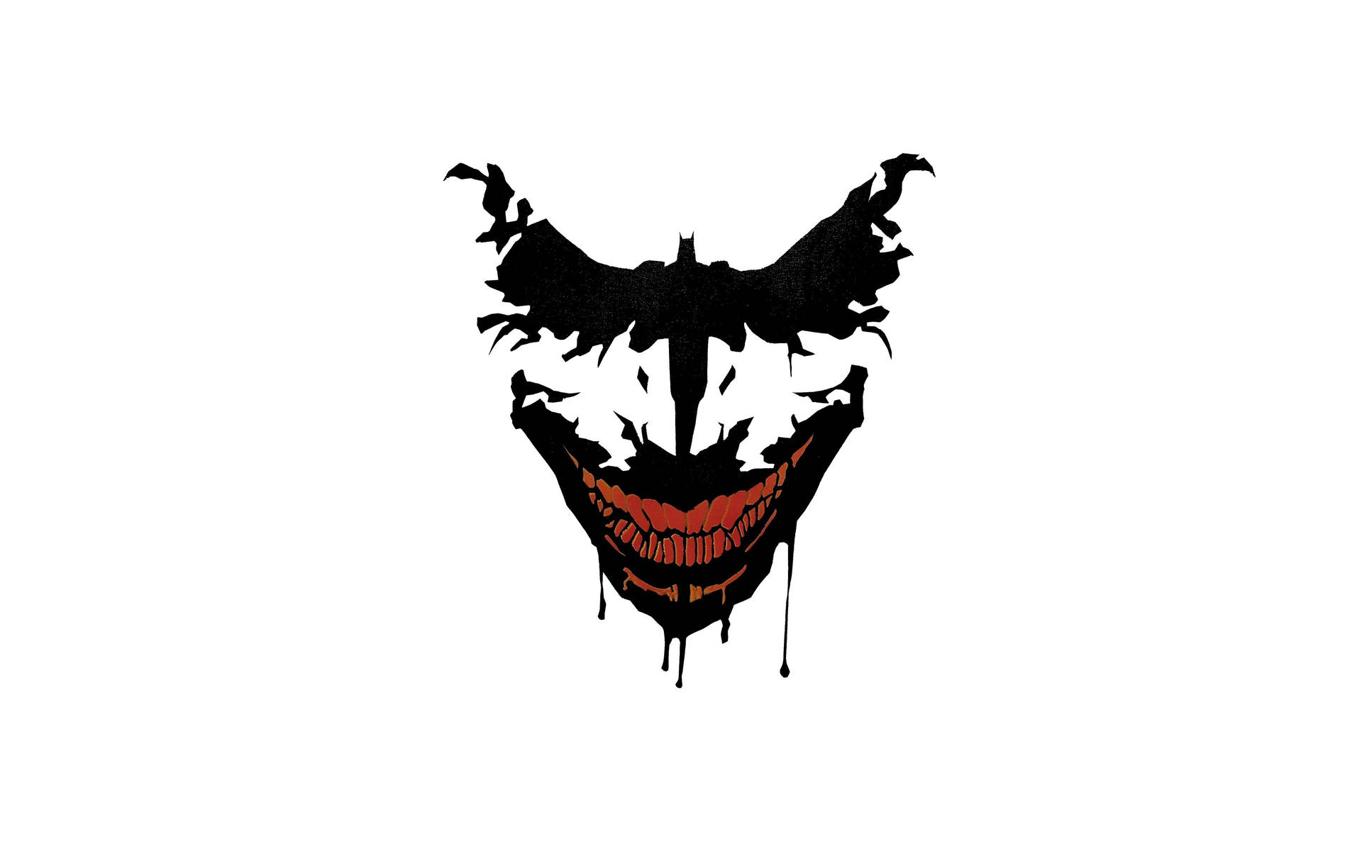 Joker And Batman Silhouette 4k Ultra Hd