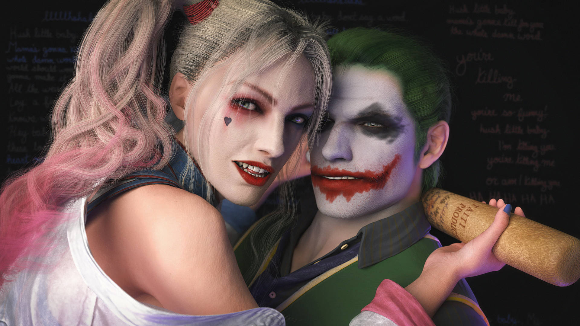 Joker And Harley Quinn Cosplay Background