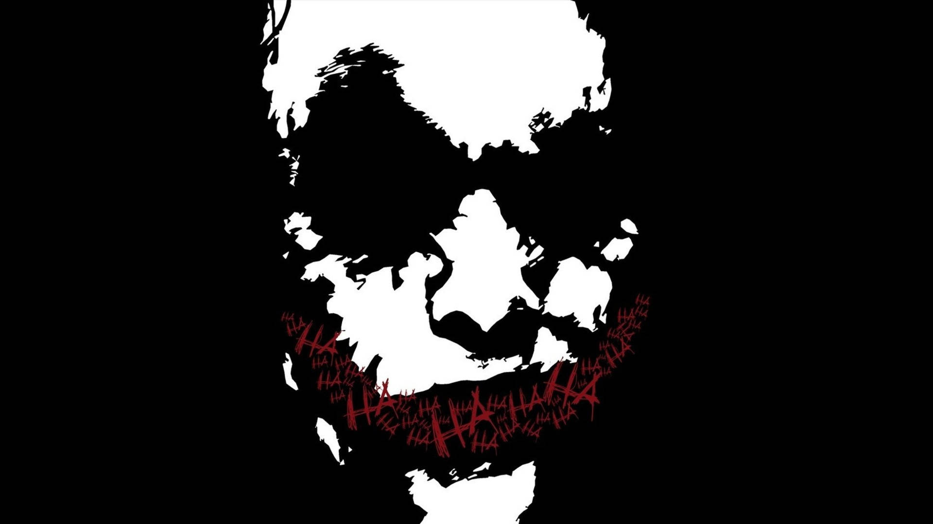 Joker Drawing Heath Ledger Silhouette Background