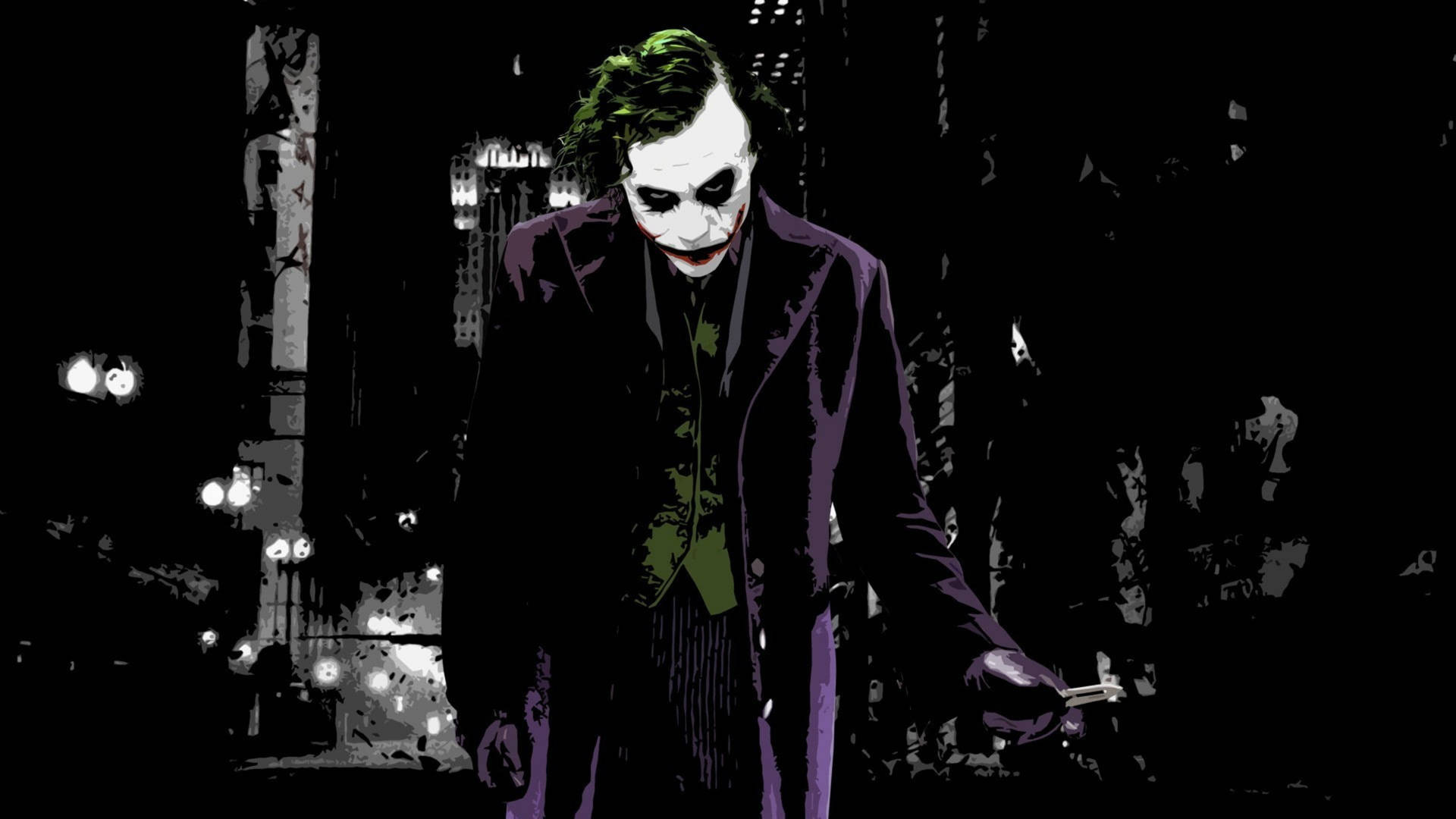 Joker Drawing The Dark Knight Background