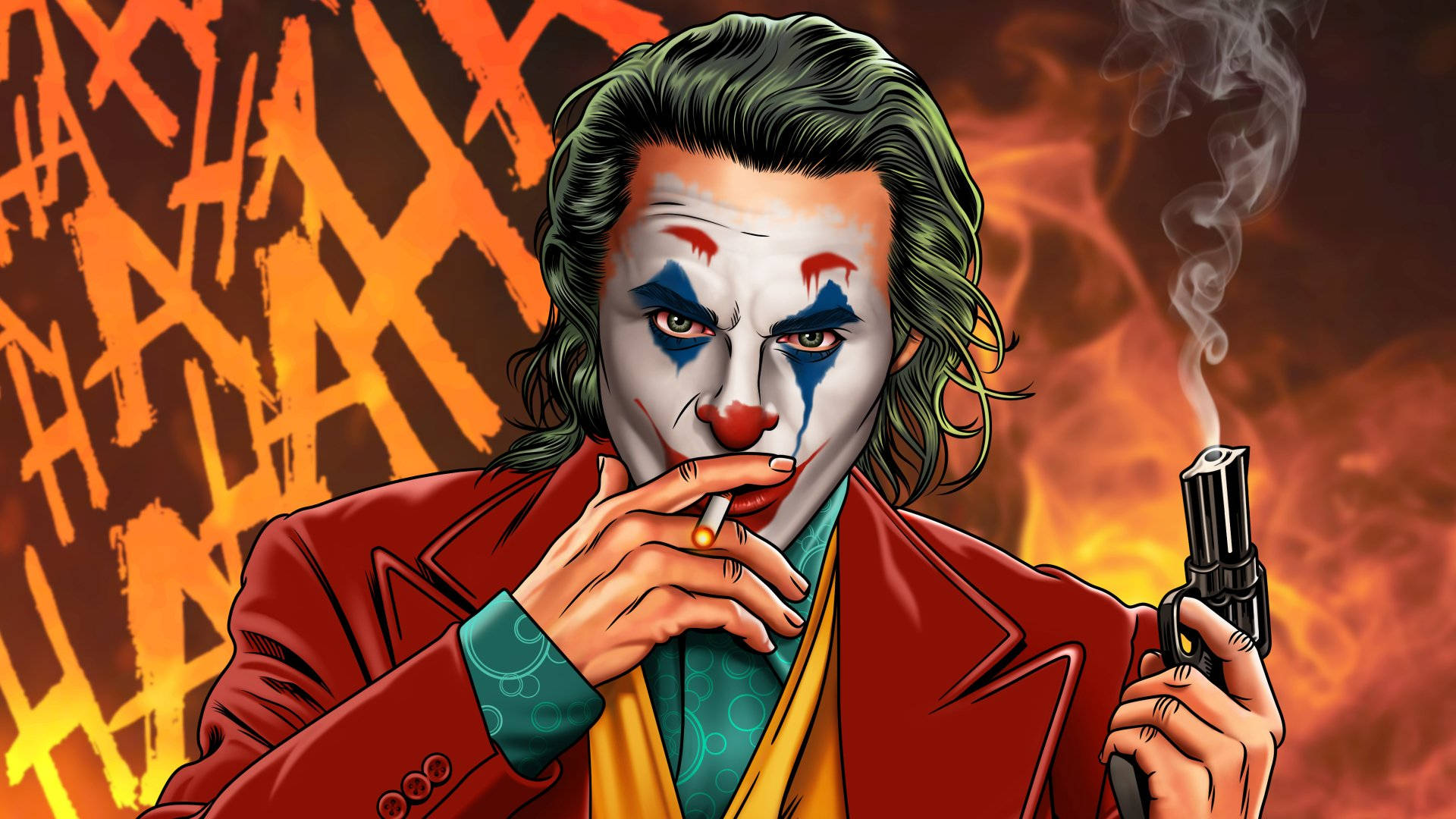 Joker Hacked Adobe Flash Player Background