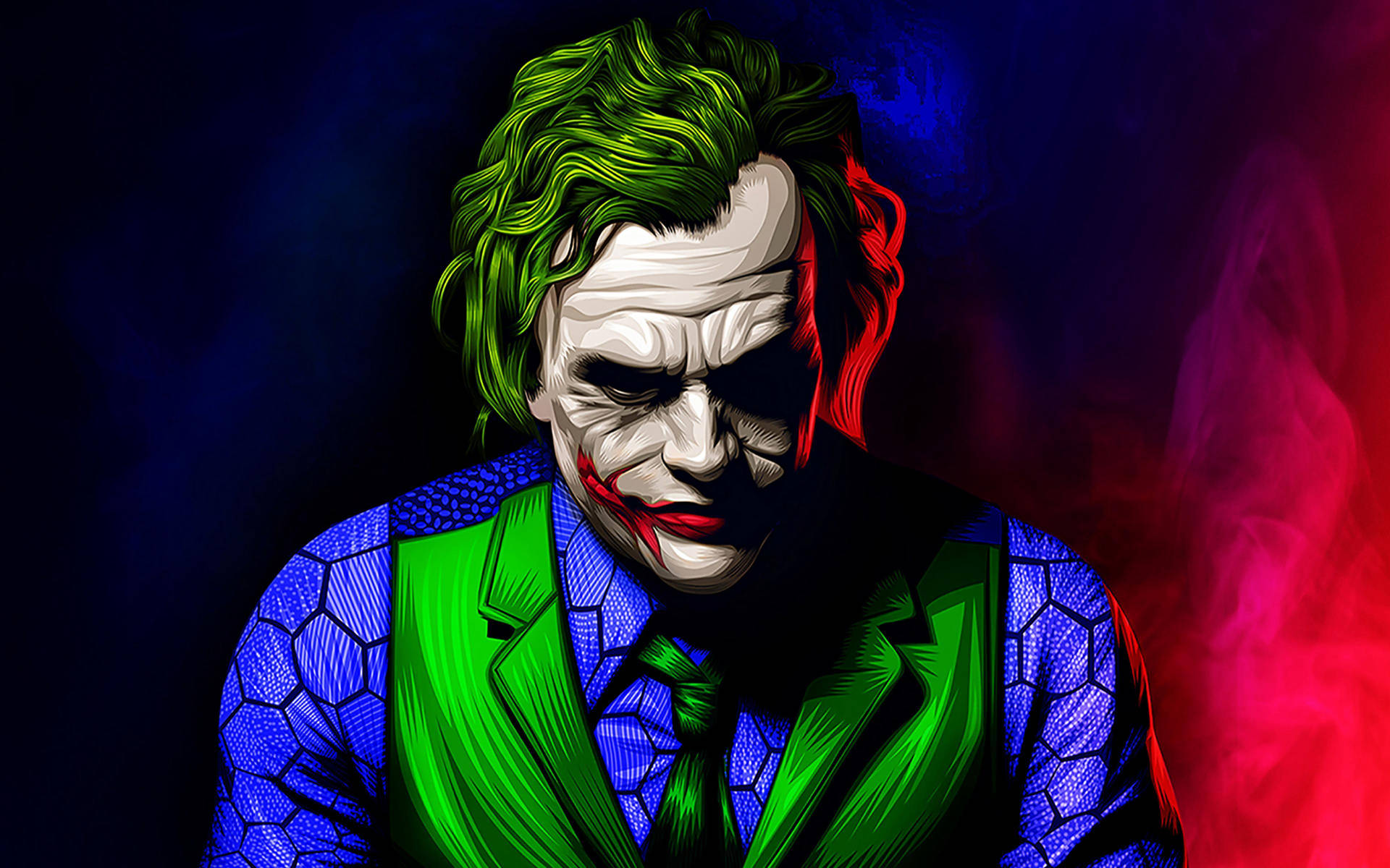 Joker Hexagon Suit 4k Ultra Hd Background