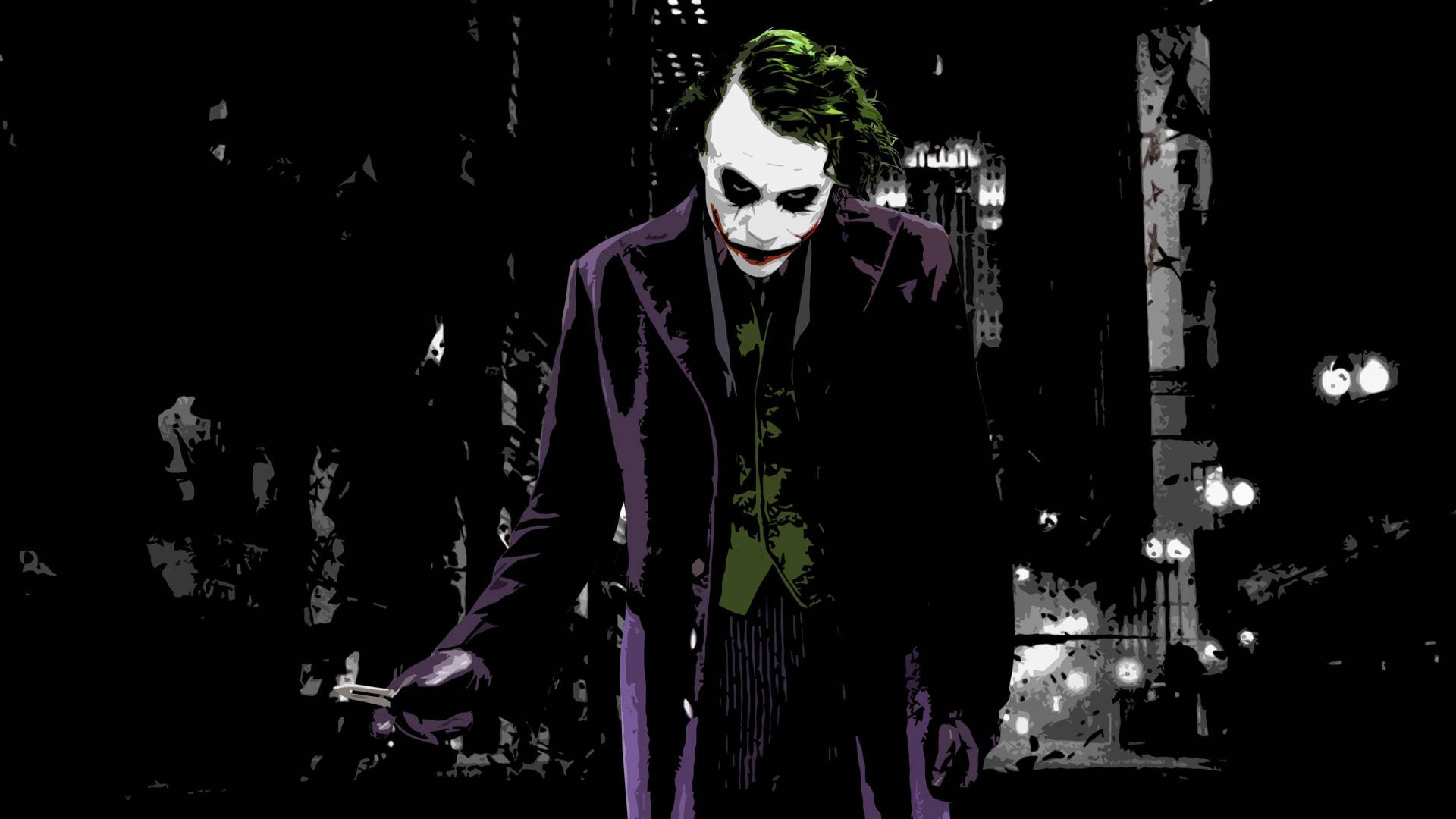 Joker In City 4k Ultra Hd Background