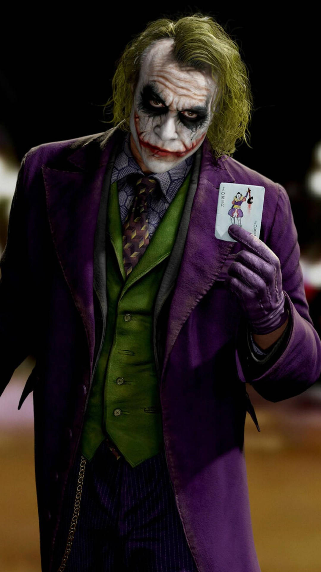 Joker Iphone With His Card