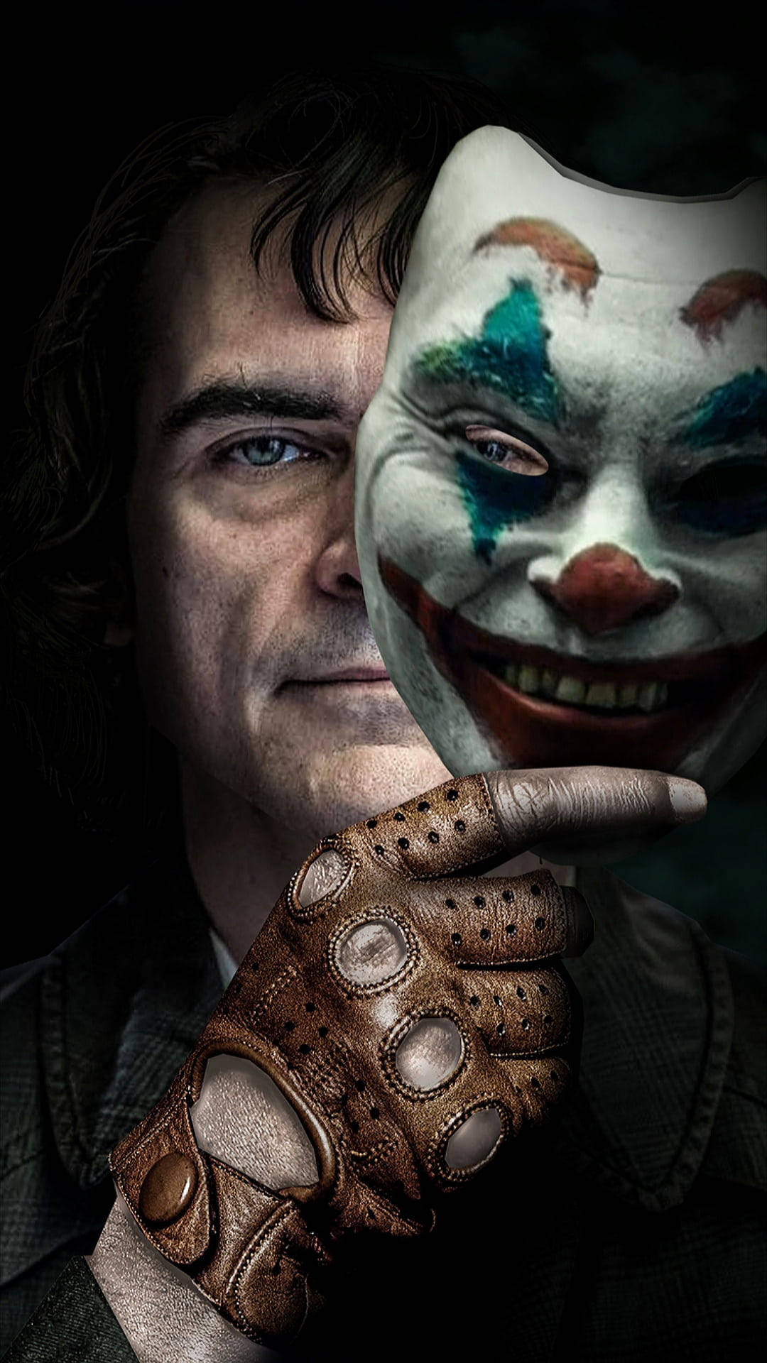 Joker Joaquin Phoenix Male Face Background