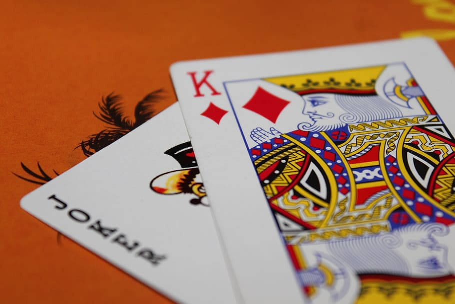 Joker King Blackjack Card