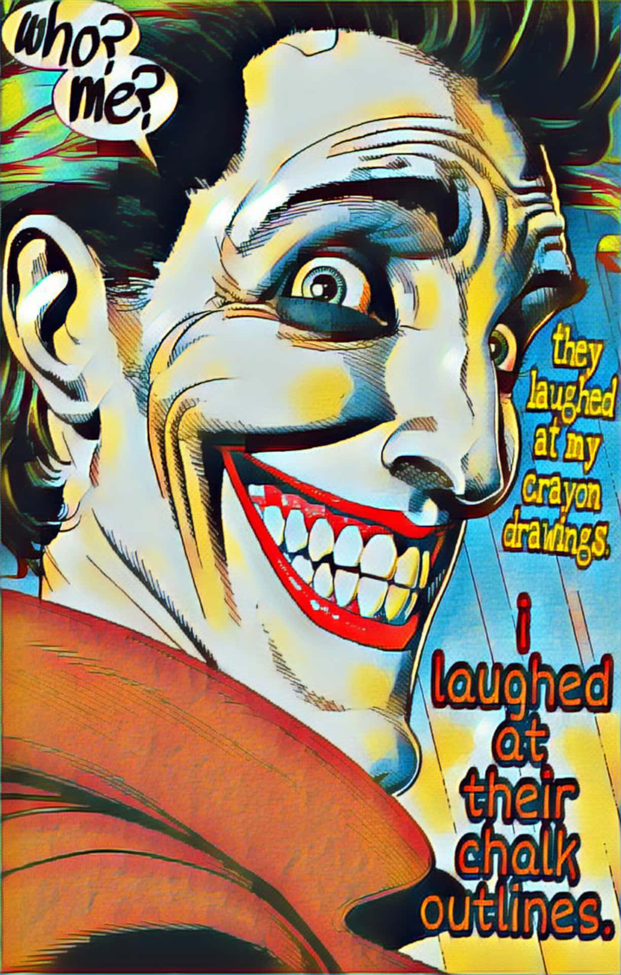 Joker Laughing In Chaos