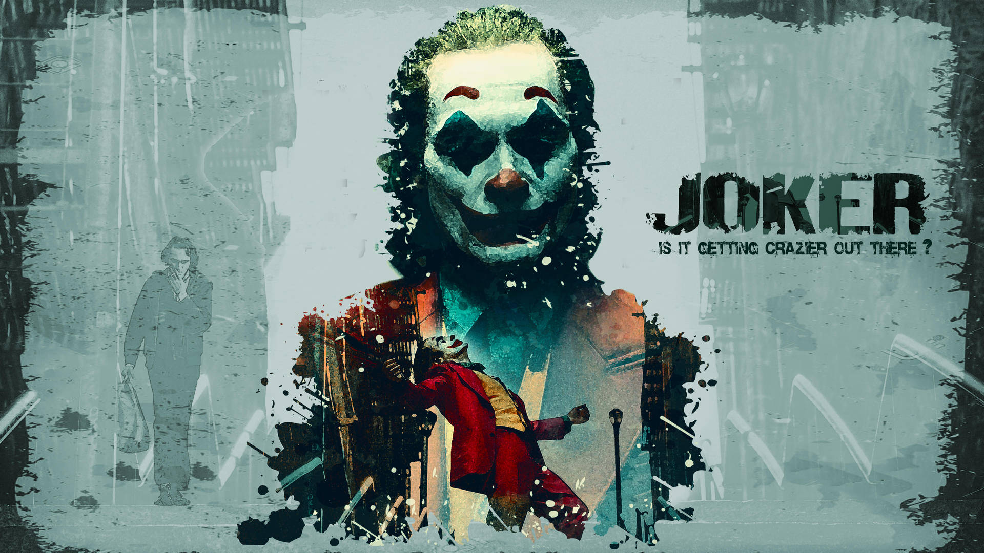 Joker Paint Blotch 4k Ultra Hd Background