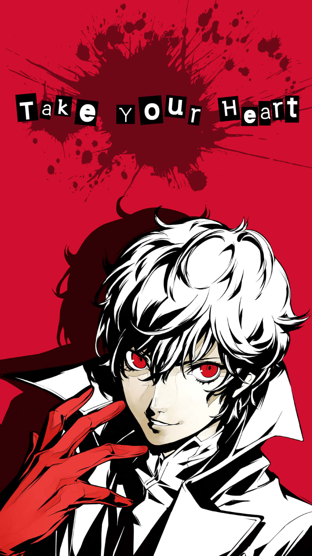 Joker Persona 5 Red And White