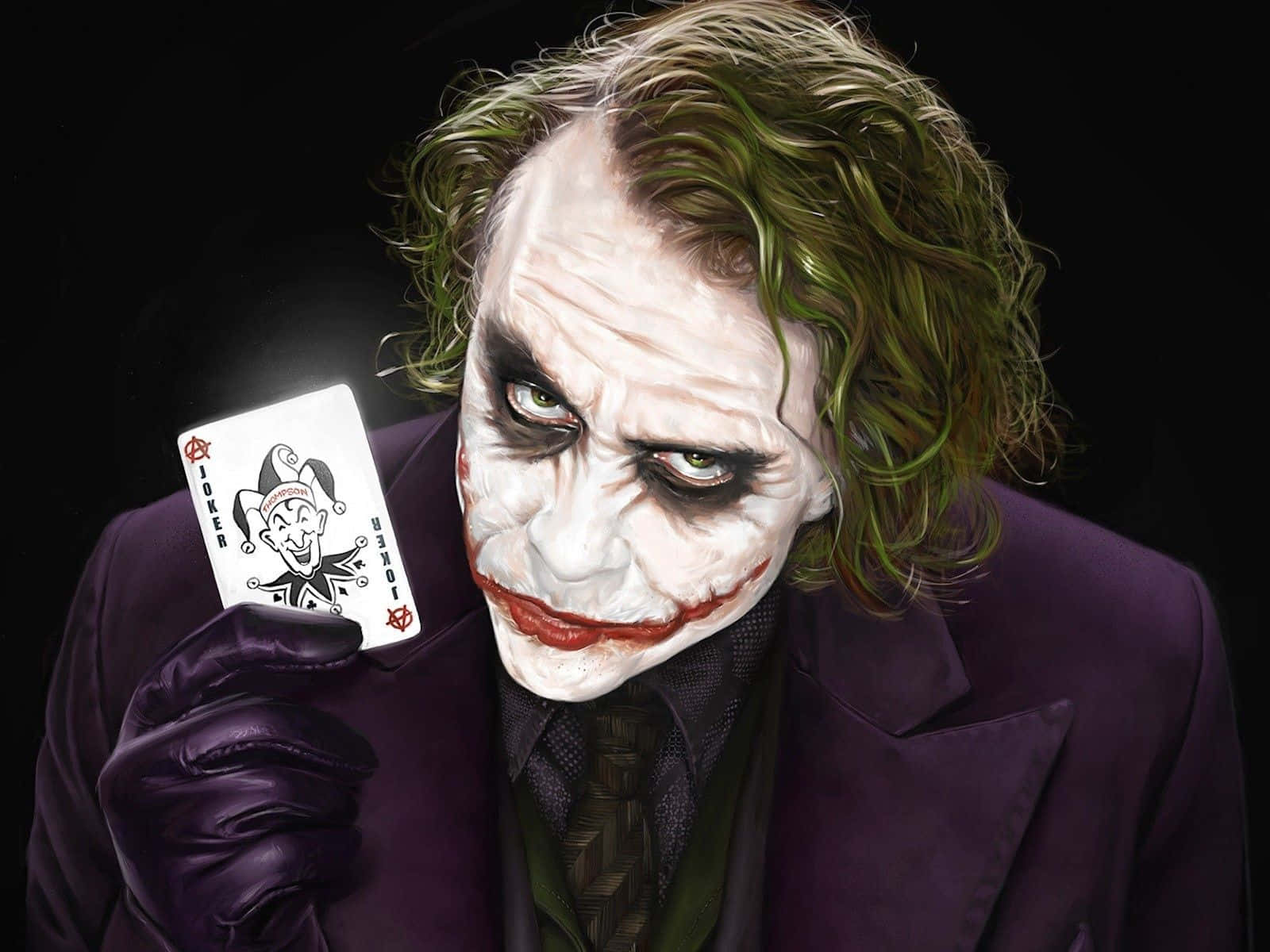 Joker Pfp With Joker Card Background