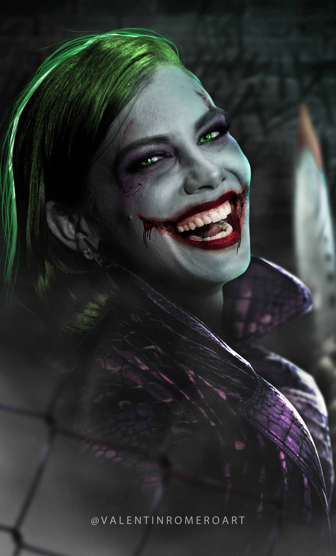 Joker Phone Girl Version Background