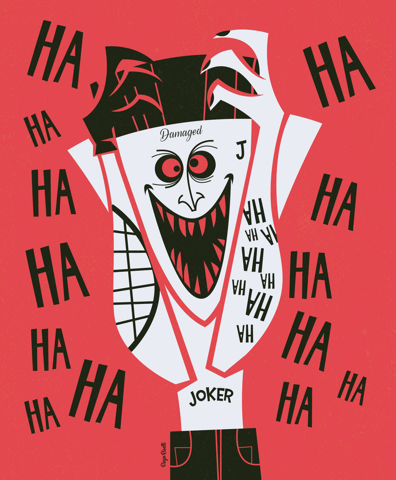 Joker Phone Hahaha Art Background