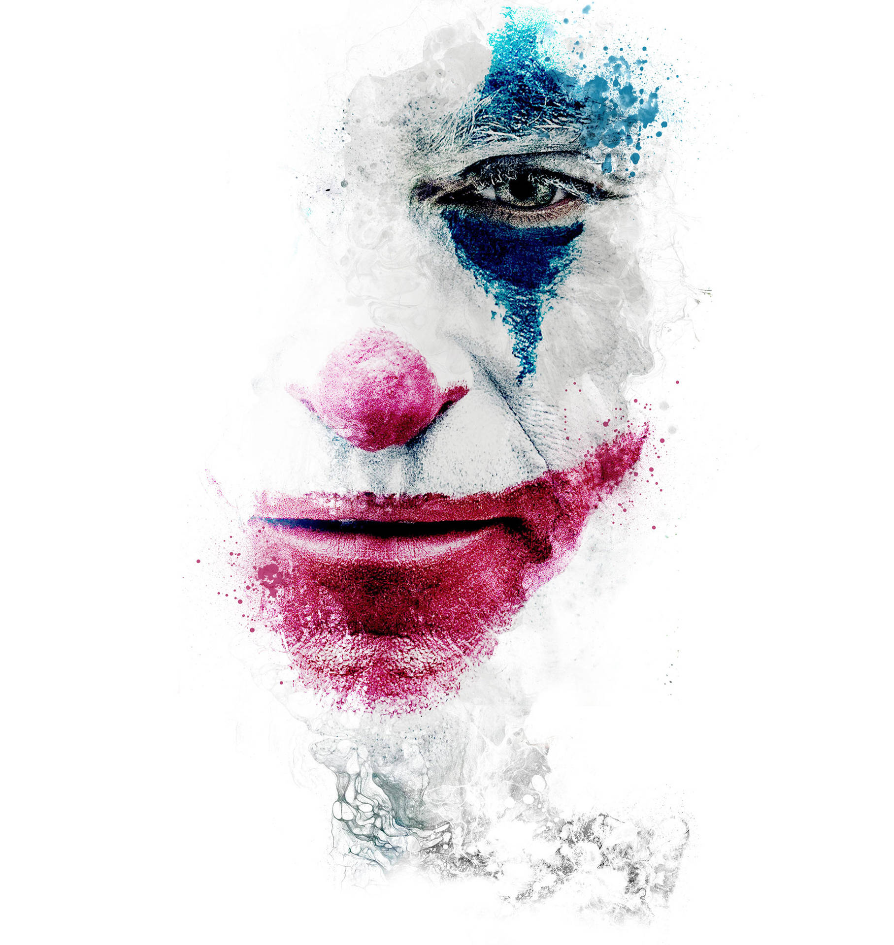 Joker Phone Paint Art Background
