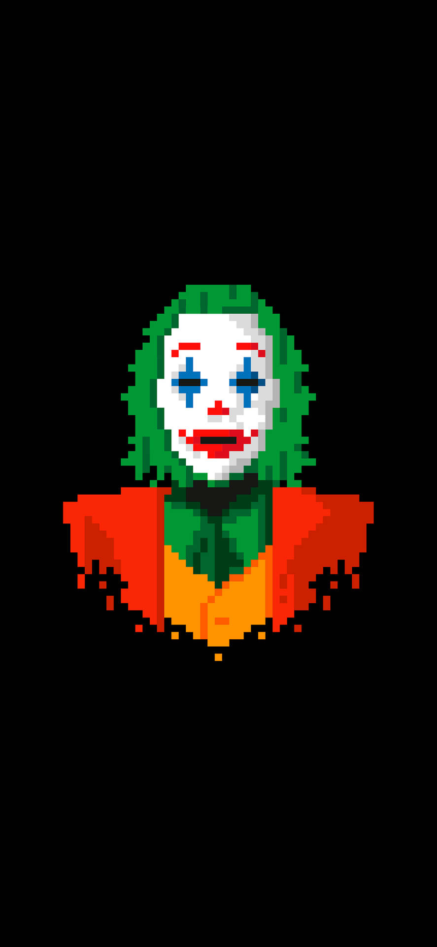Joker Phone Pixel Art Background
