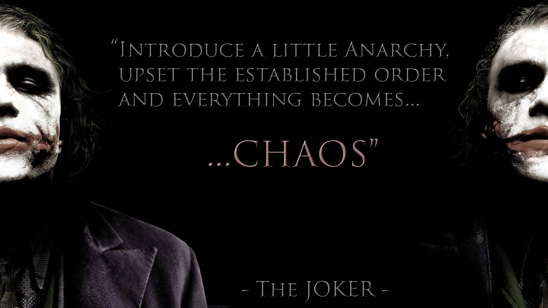 Joker's Quotes From Batman Background
