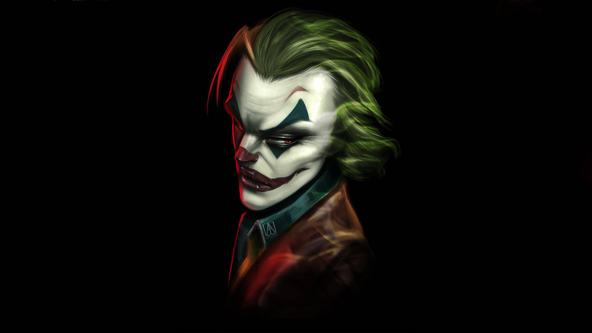 Joker Side View Digital Art 4k Ultra Hd