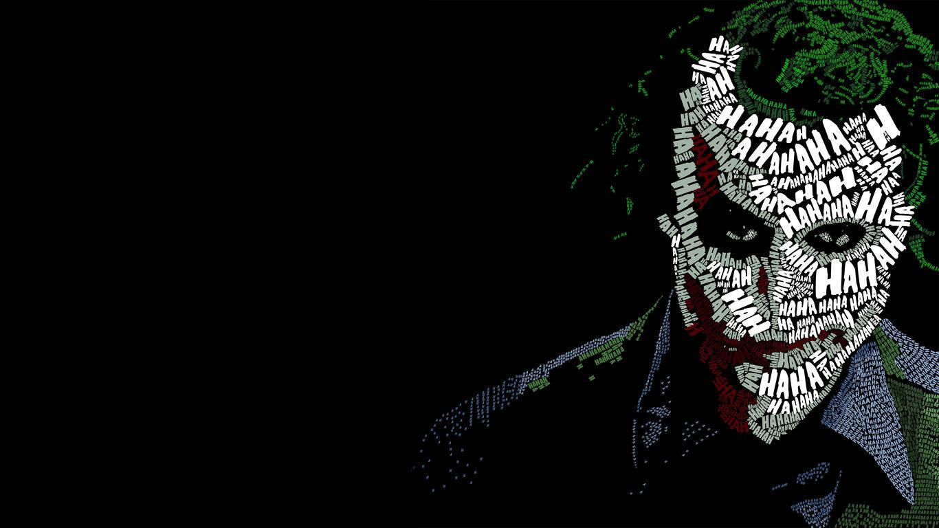 Joker Text Art 4k Ultra Hd