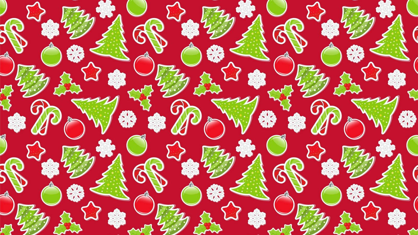 Jolly Christmas Festive Digital Illustration Background