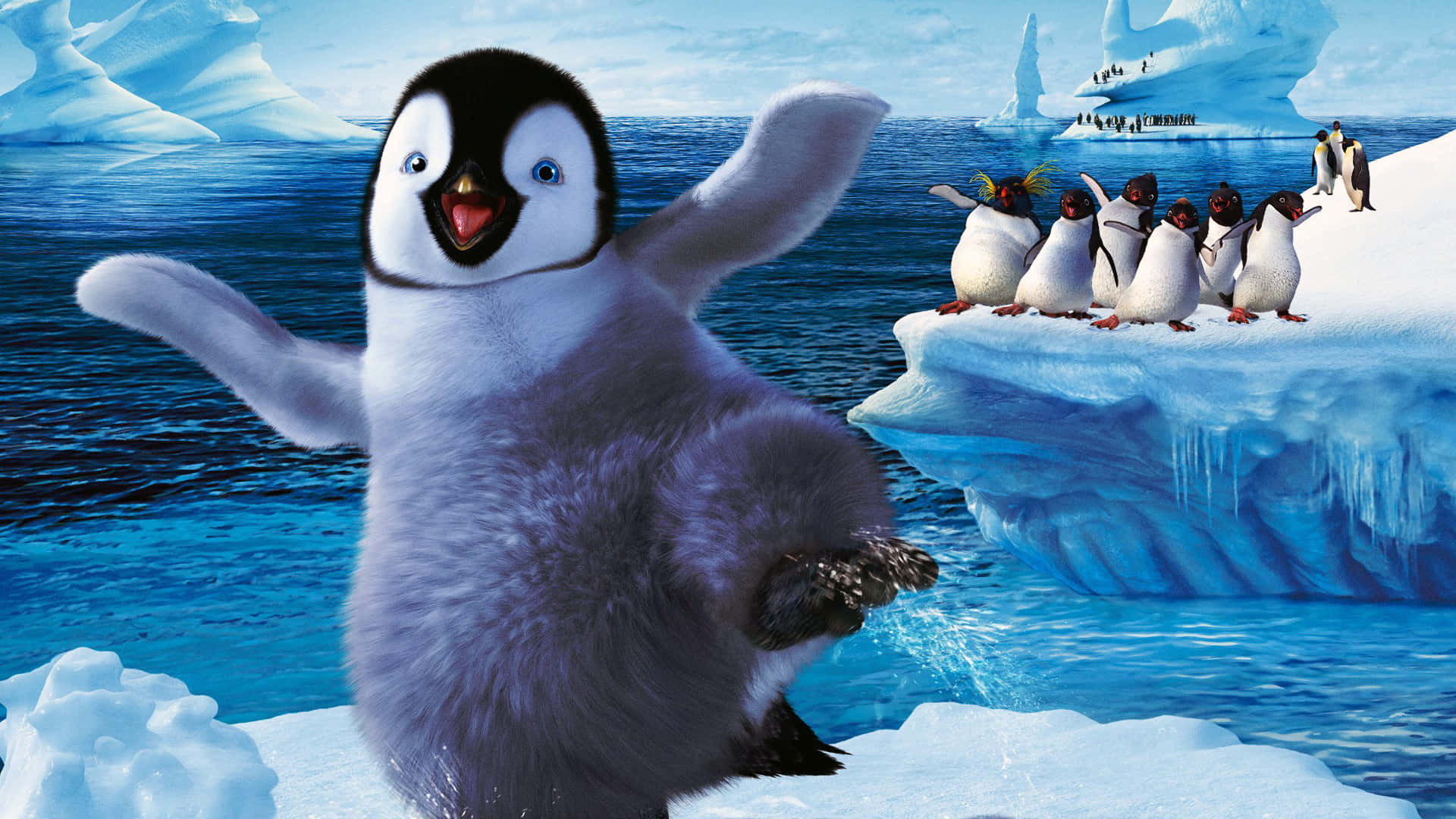 Jolly Erik From Happy Feet Two Background