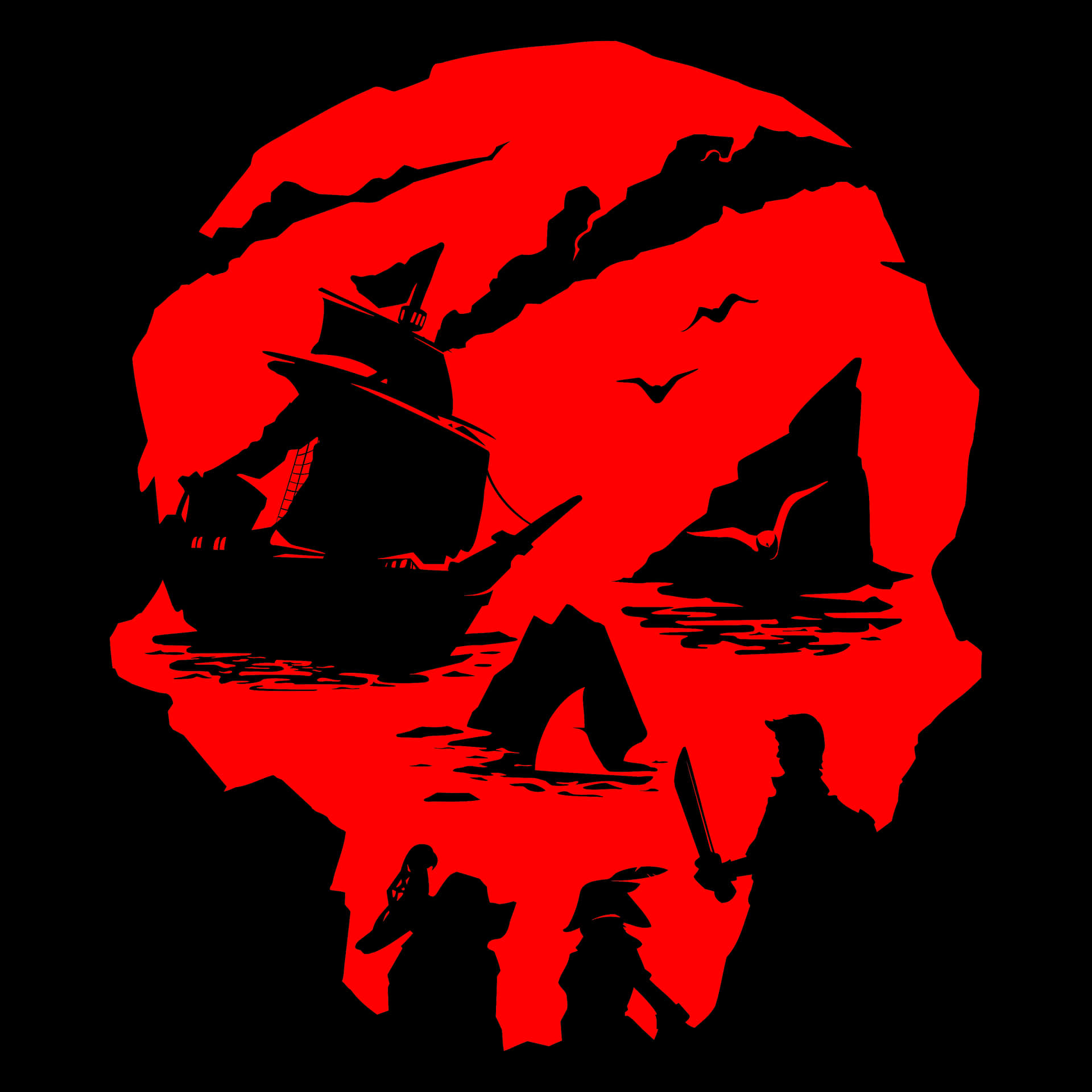 Jolly Roger Red Pfp