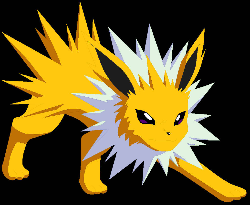 Jolteon Ready To Pounce Background