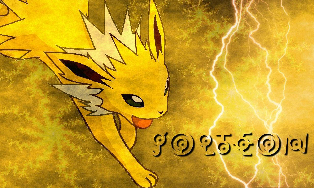 Jolteon Unown Letters Background