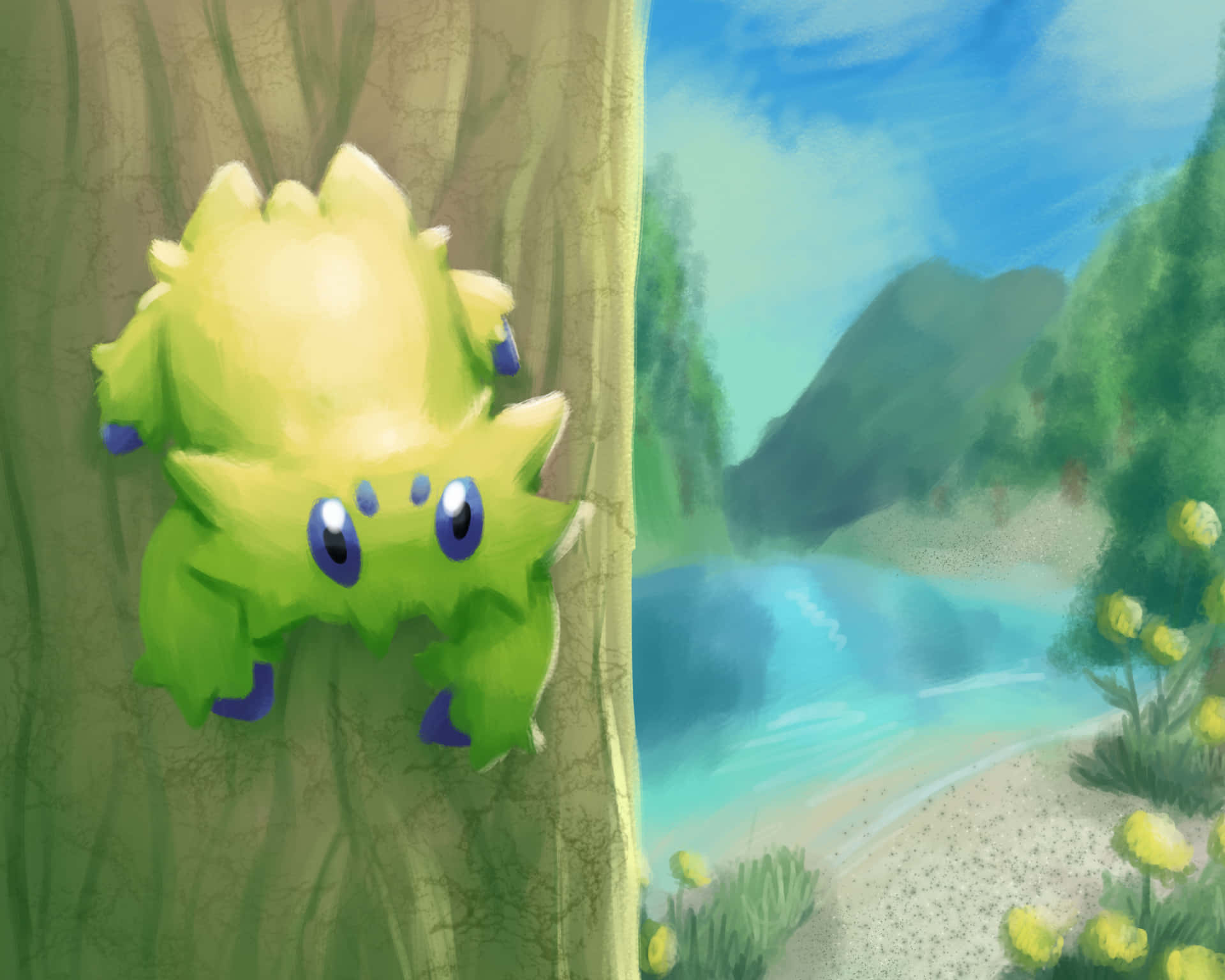 Joltik On A Tree