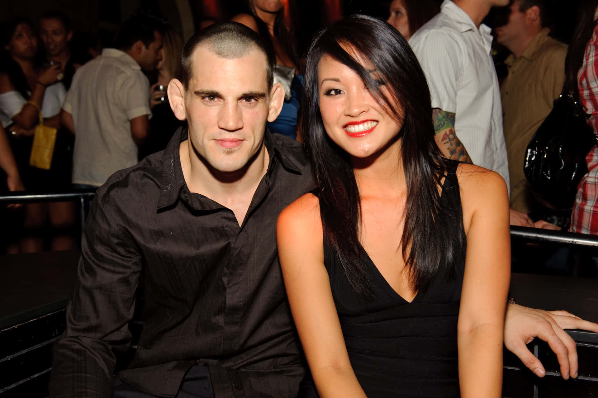 Jon Fitch And Fiancee Michele Cao