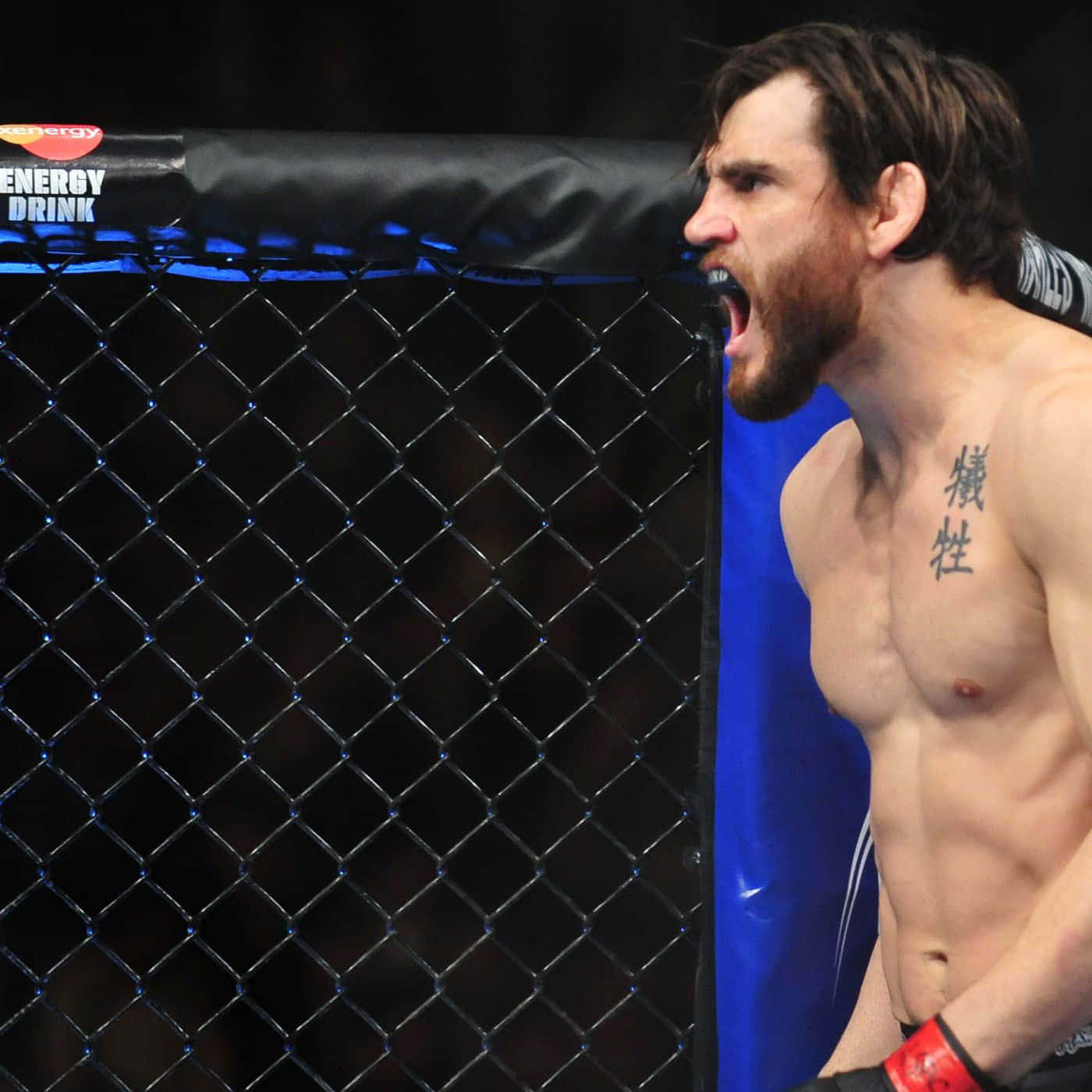 Jon Fitch Side View Screaming