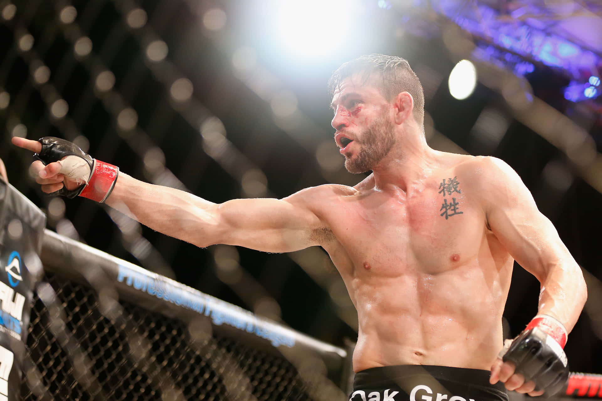 Jon Fitch Winning At Welterweight Main Event