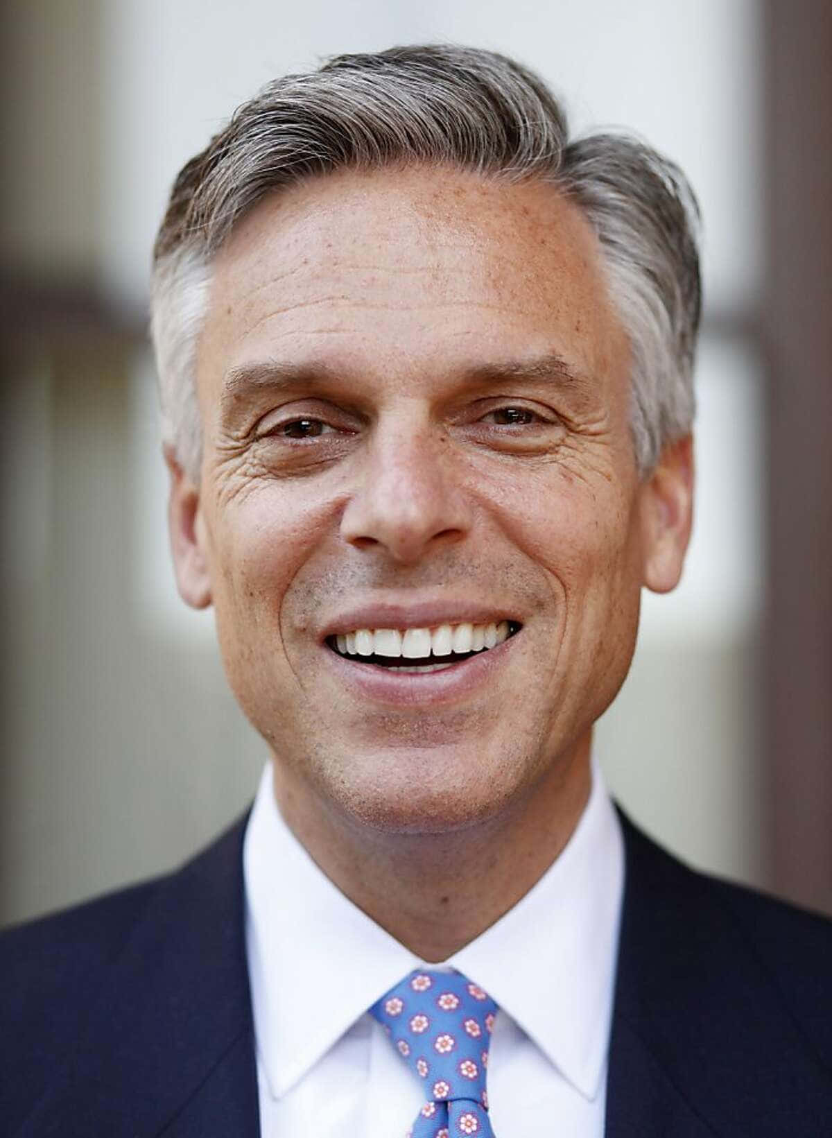 Jon Huntsman Grinning Background