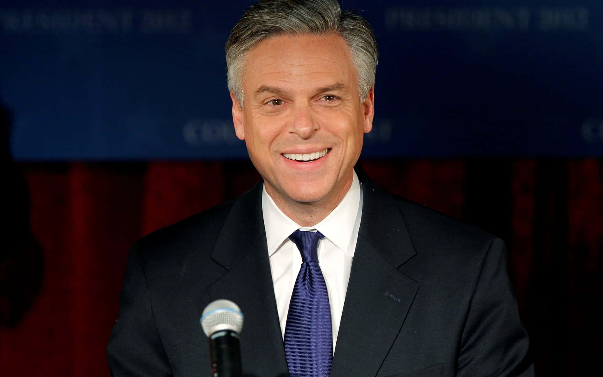 Jon Huntsman Happy Background