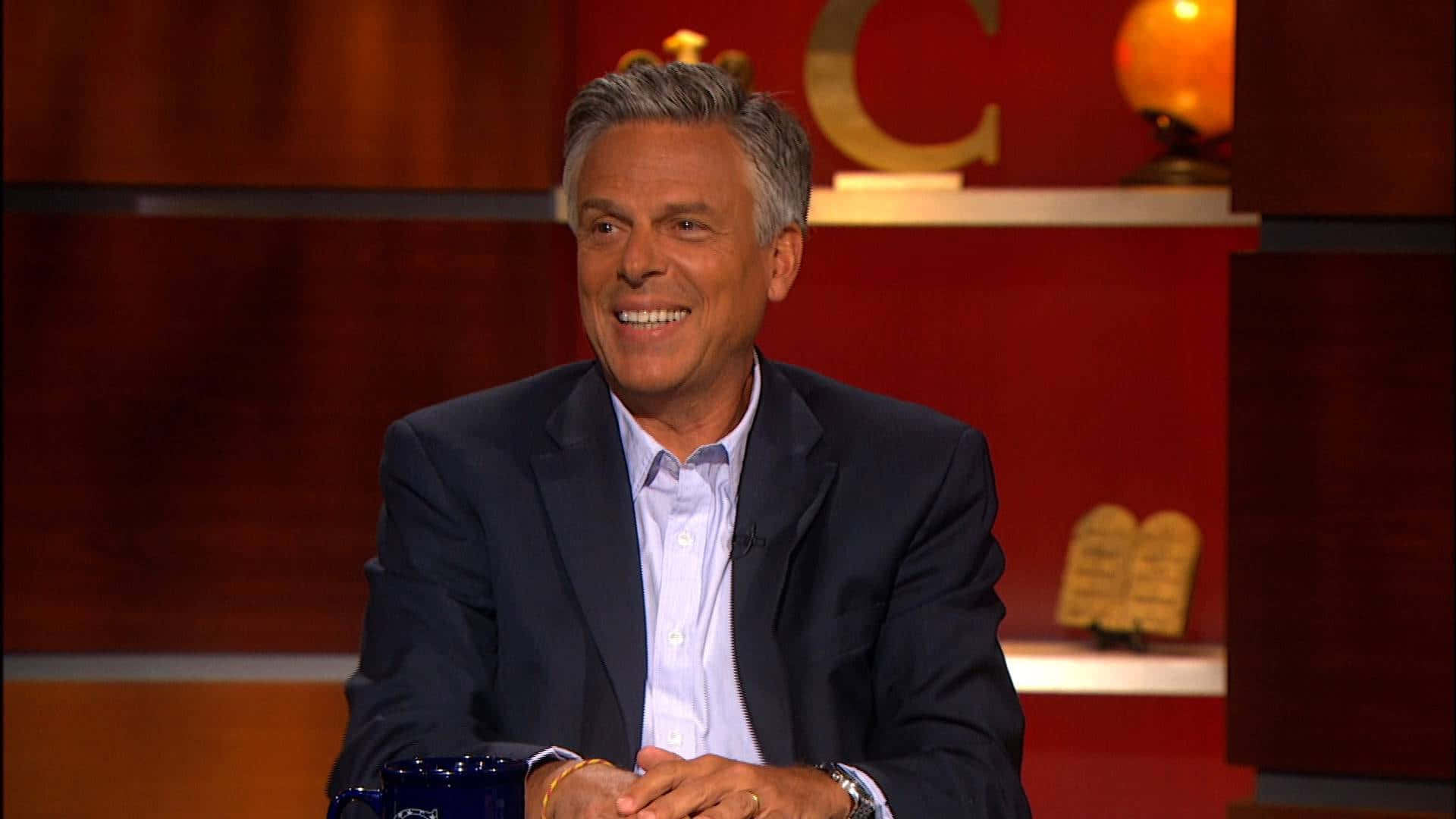 Jon Huntsman Laughing Background
