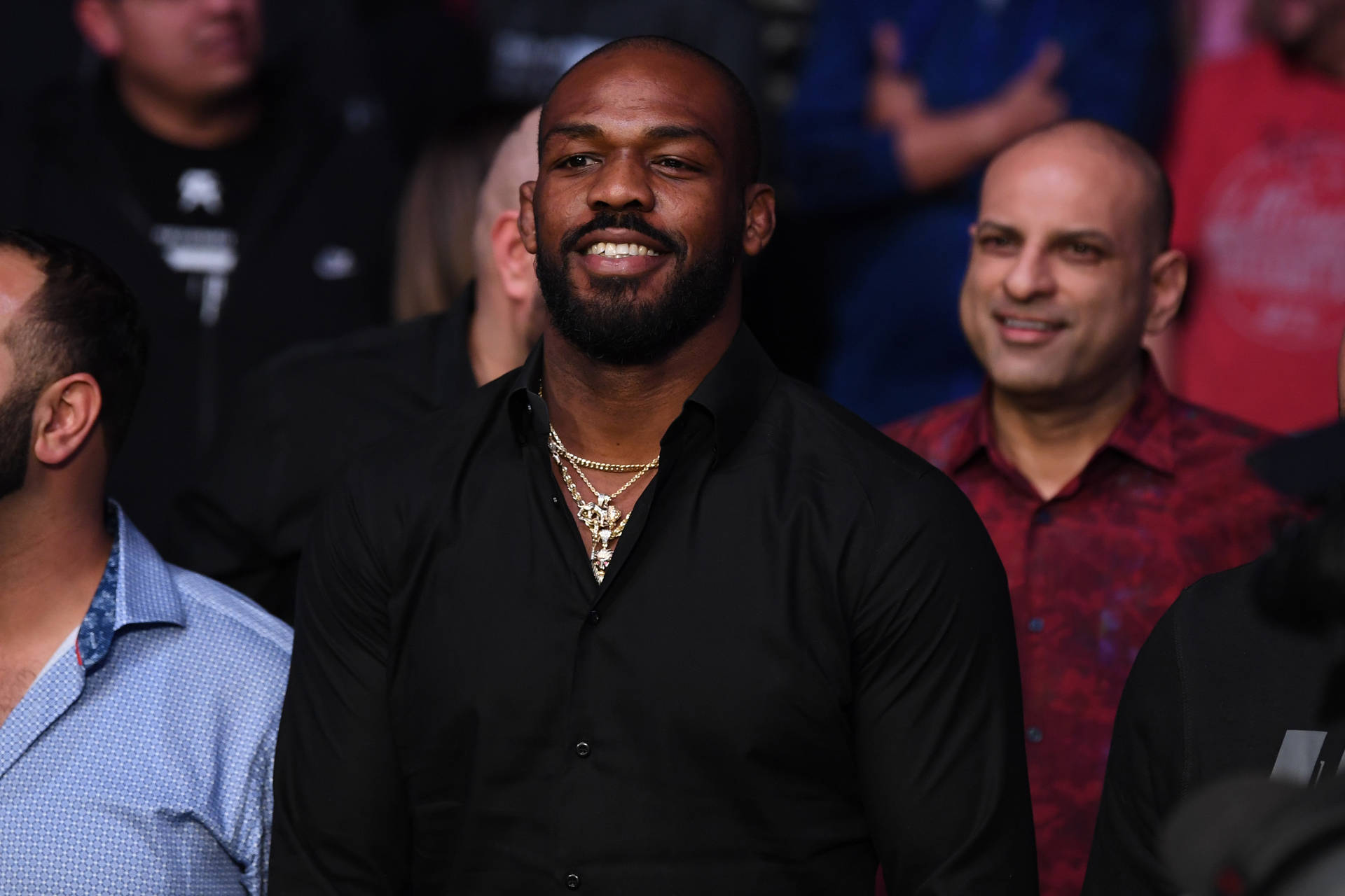 Jon Jones In The Audience Background