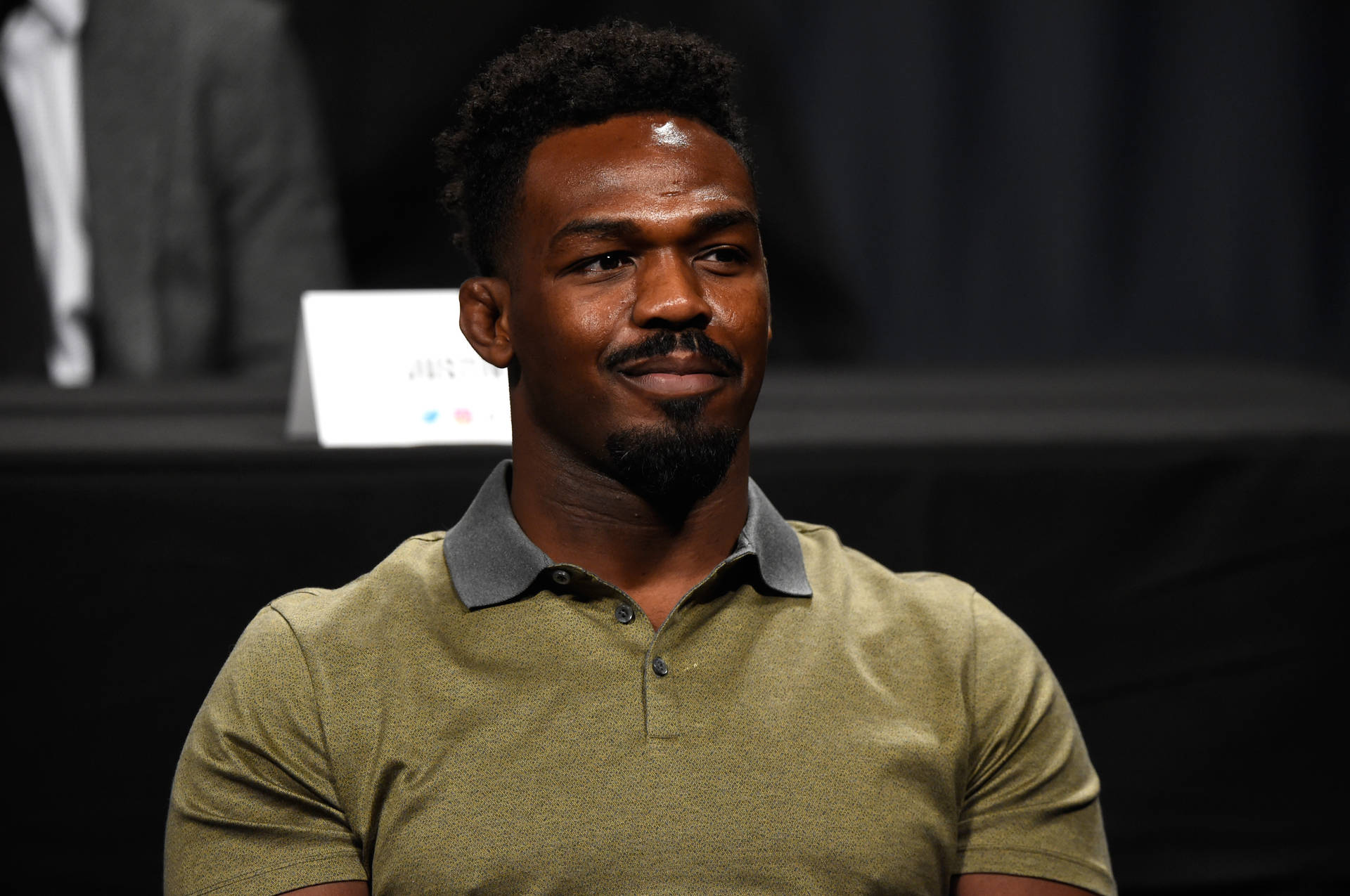 Jon Jones Small Smile