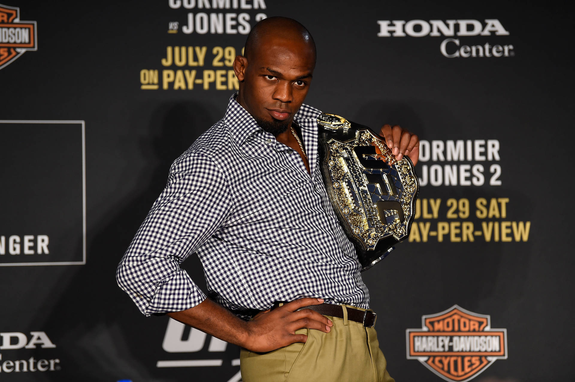 Jon Jones Strike A Pose