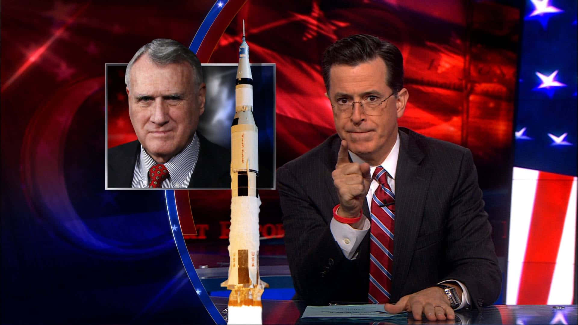 Jon Kyl On Colbert Report Background