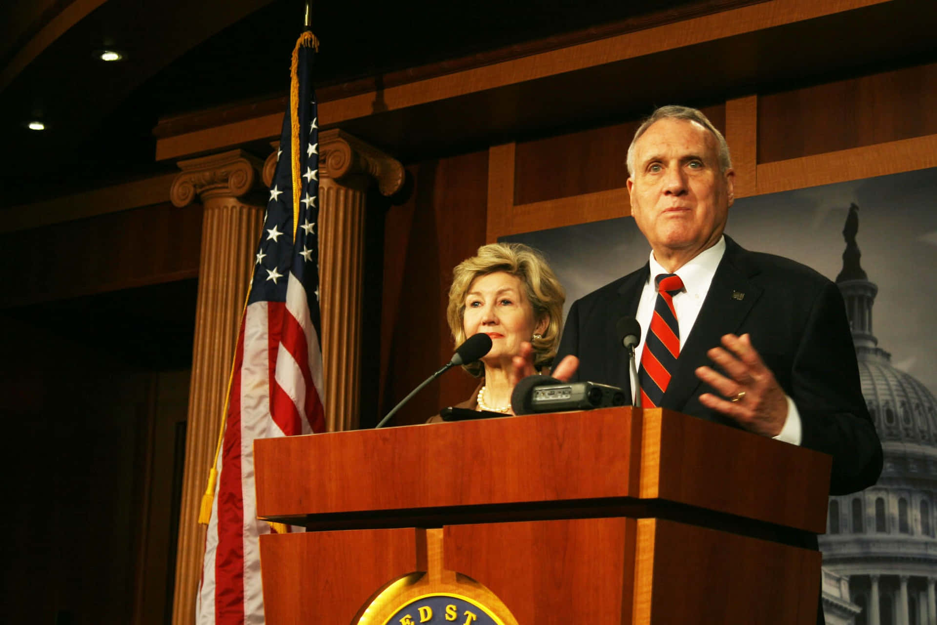 Jon Kyl Senate Media Talk Background