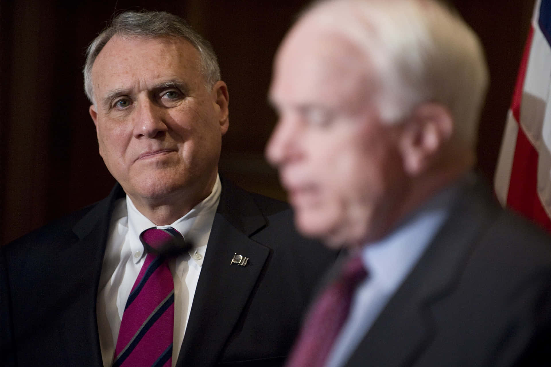 Jon Kyl Staring At John Mccain